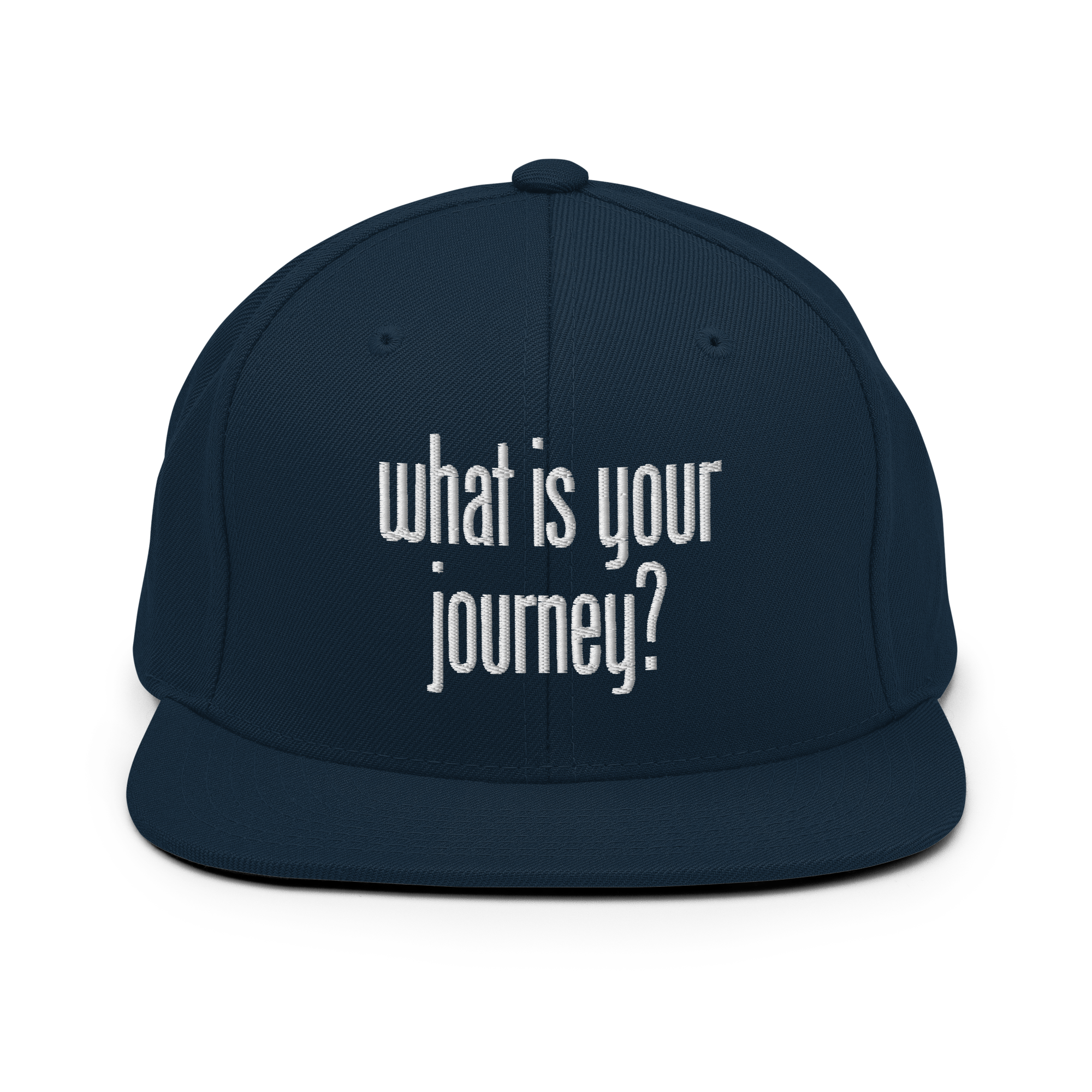 Snapback Hat | What Is Your Journey? | Explorer's Headwear