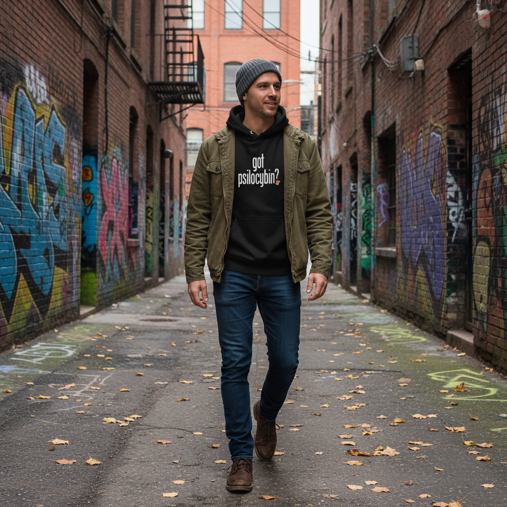 Hoodie | Got Psilocybin? | Conscious Connection Hoodie