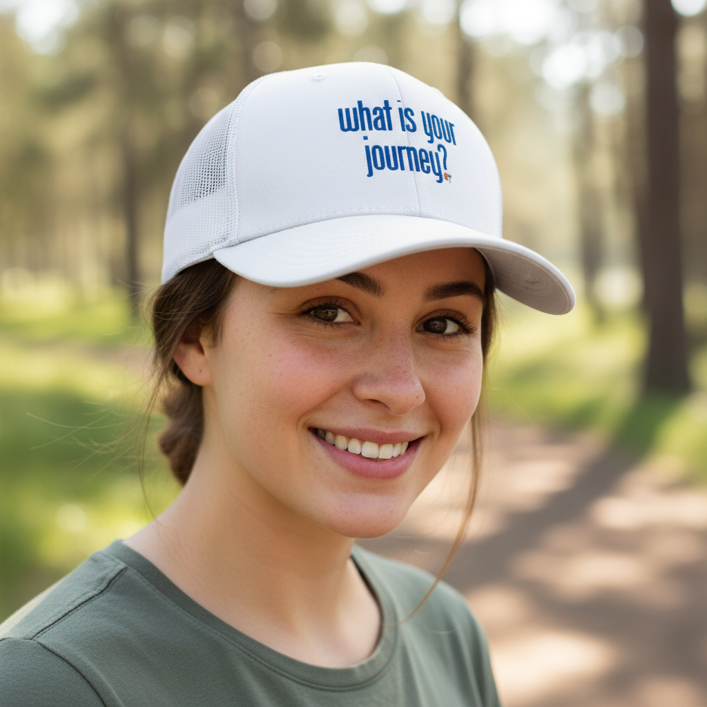 Trucker Cap Hat | What Is Your Journey? | Explorer's Headwear