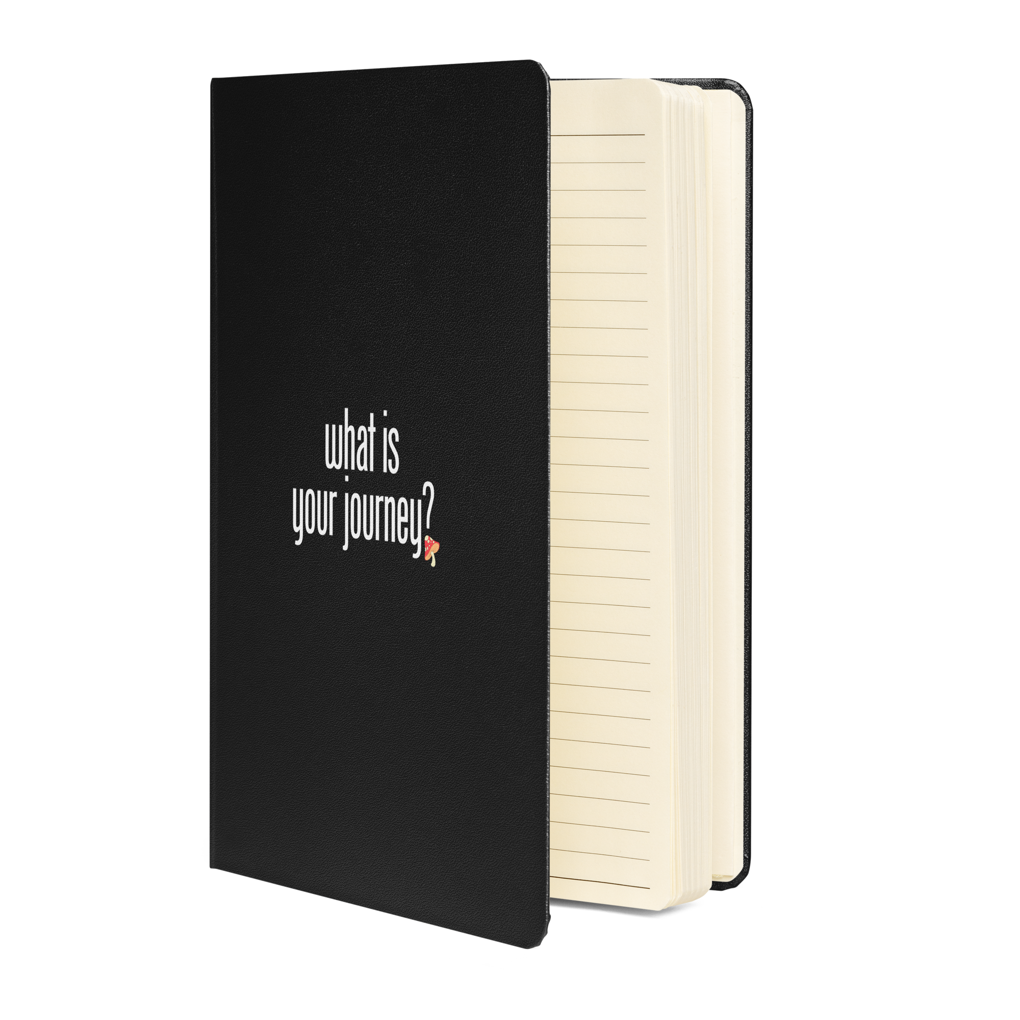 Hardcover journal matte | What is your journey?
