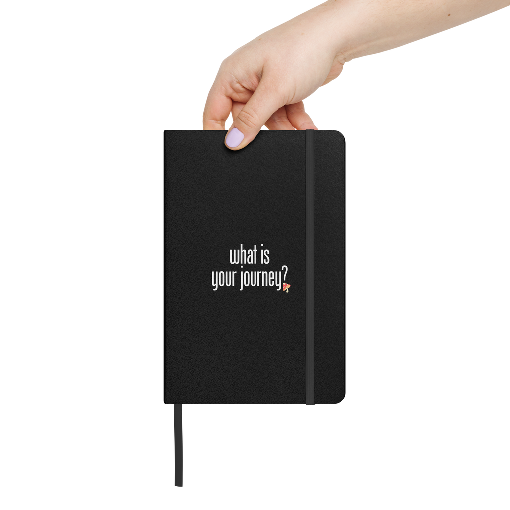 Hardcover journal matte | What is your journey?