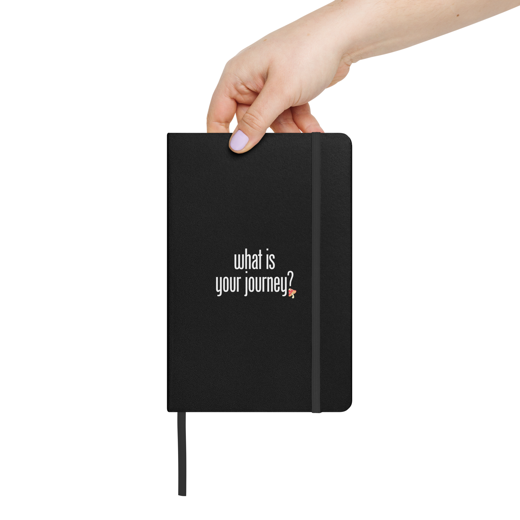 Hardcover journal matte | What is your journey?