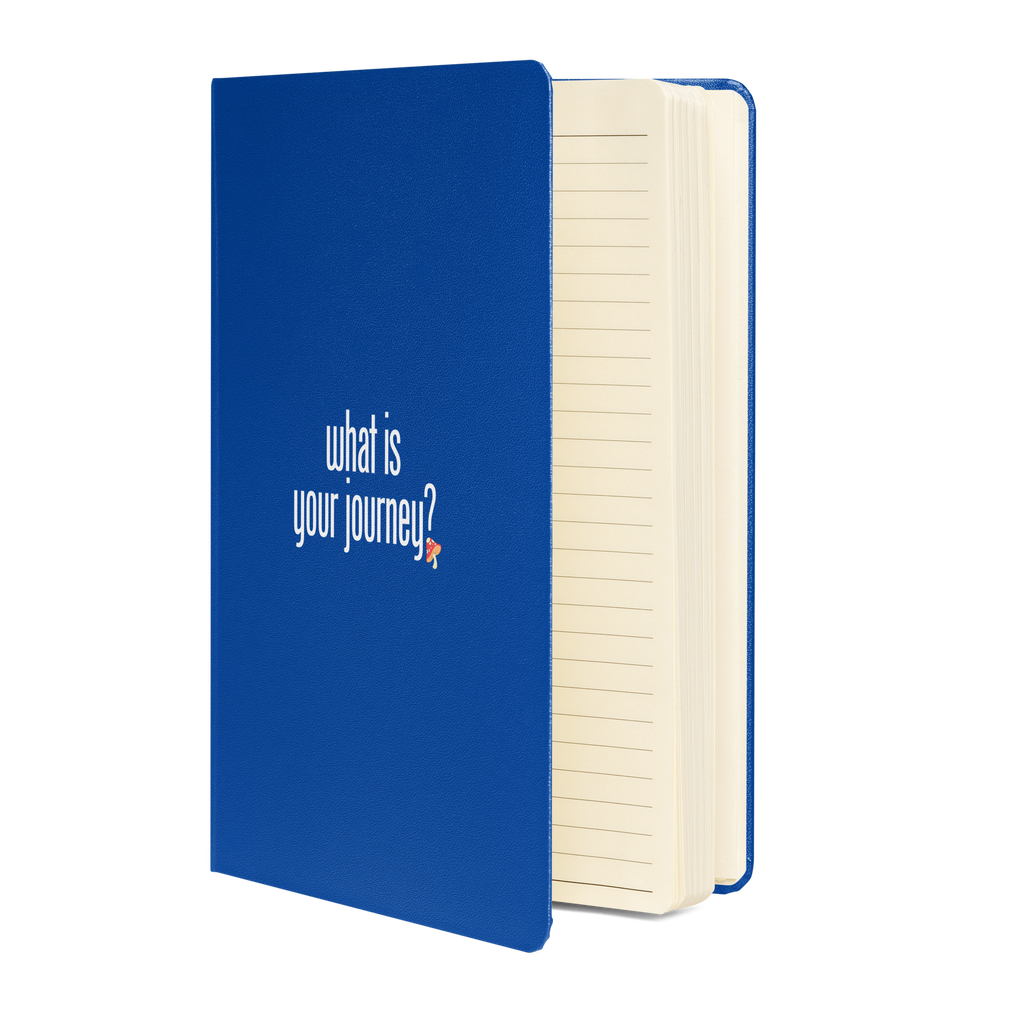 Hardcover journal matte | What is your journey?