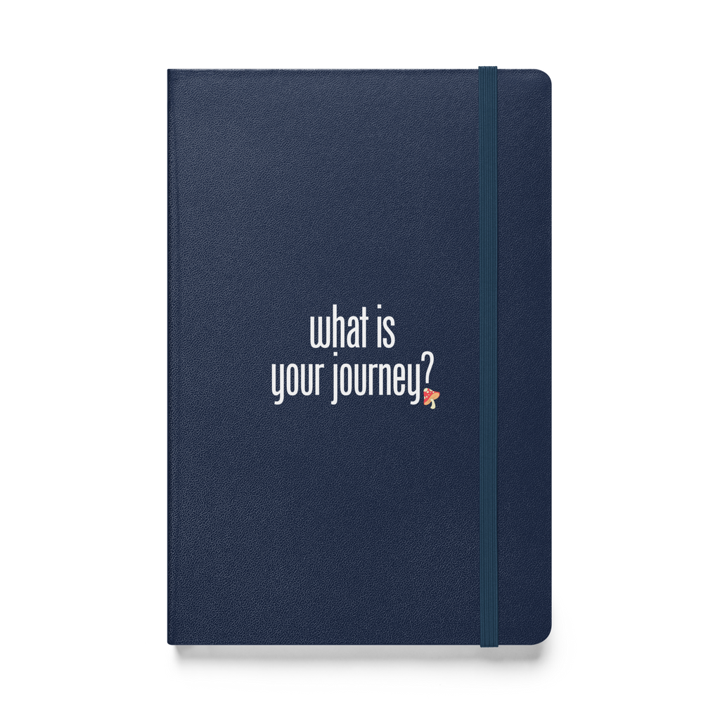 Hardcover journal matte | What is your journey?
