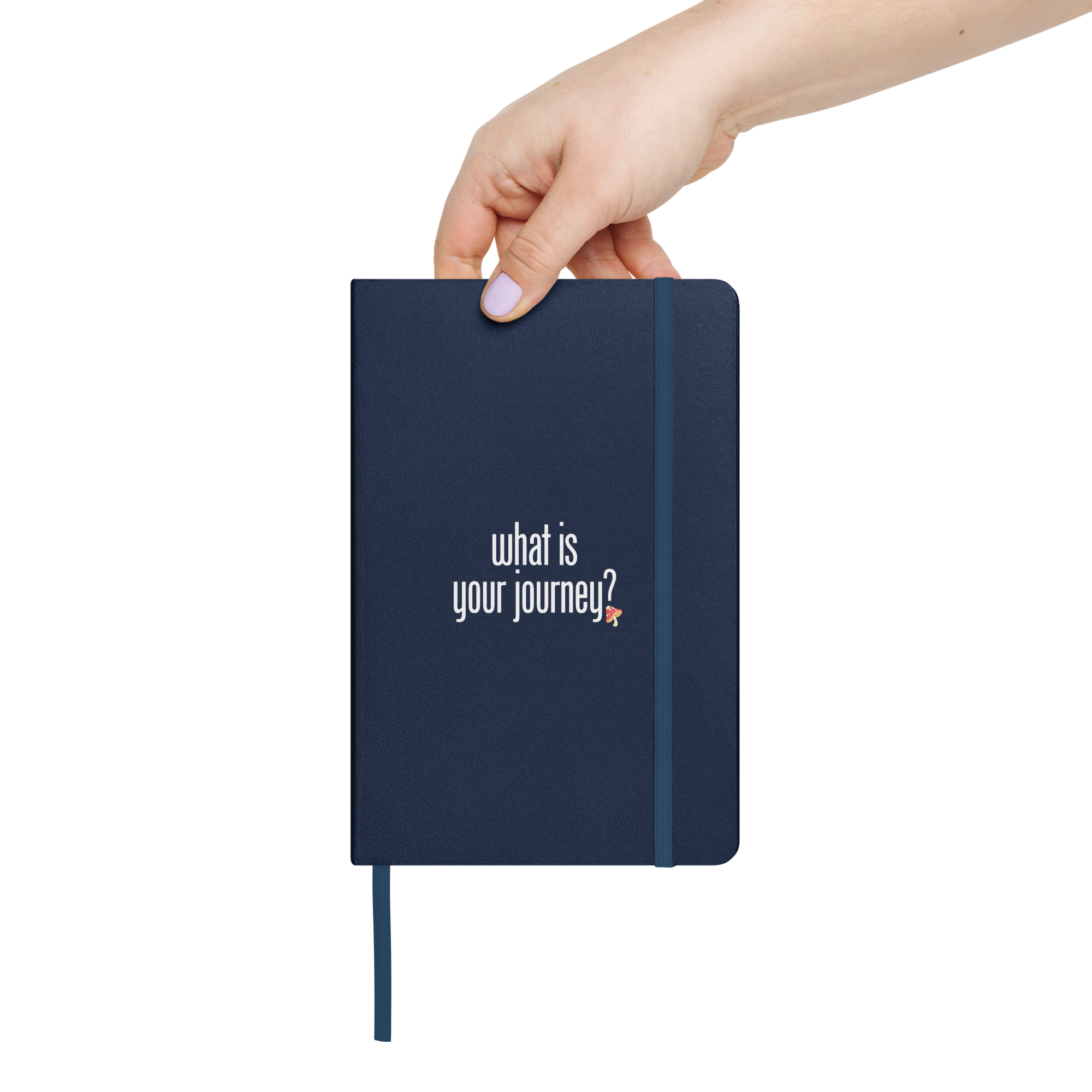Hardcover journal matte | What is your journey?