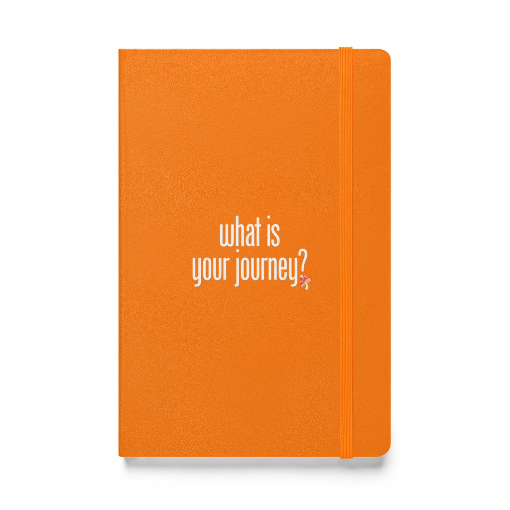 Hardcover journal matte | What is your journey?