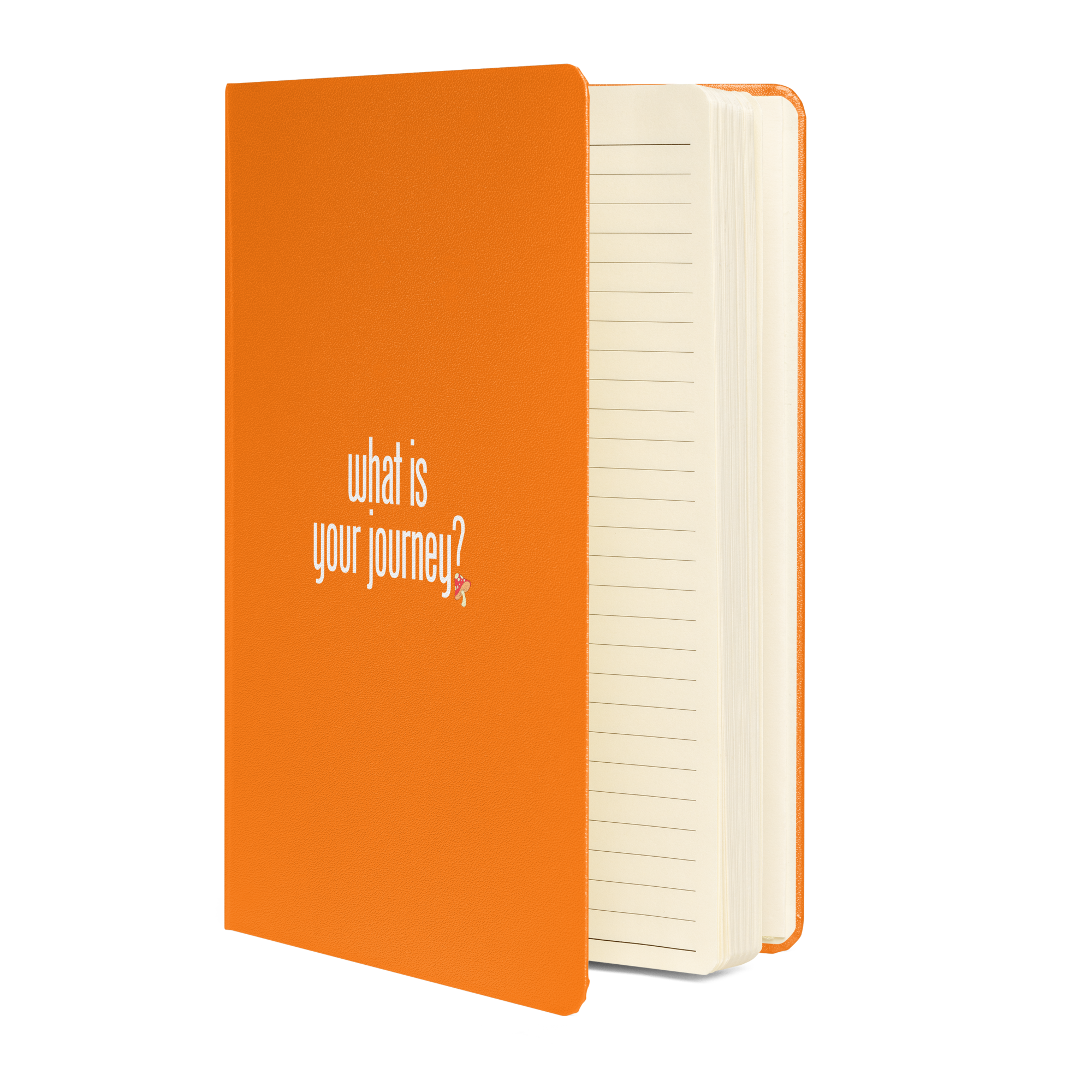 Hardcover journal matte | What is your journey?