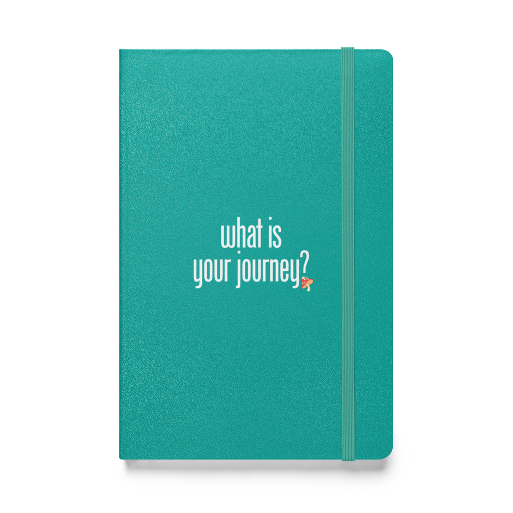 Hardcover journal matte | What is your journey?