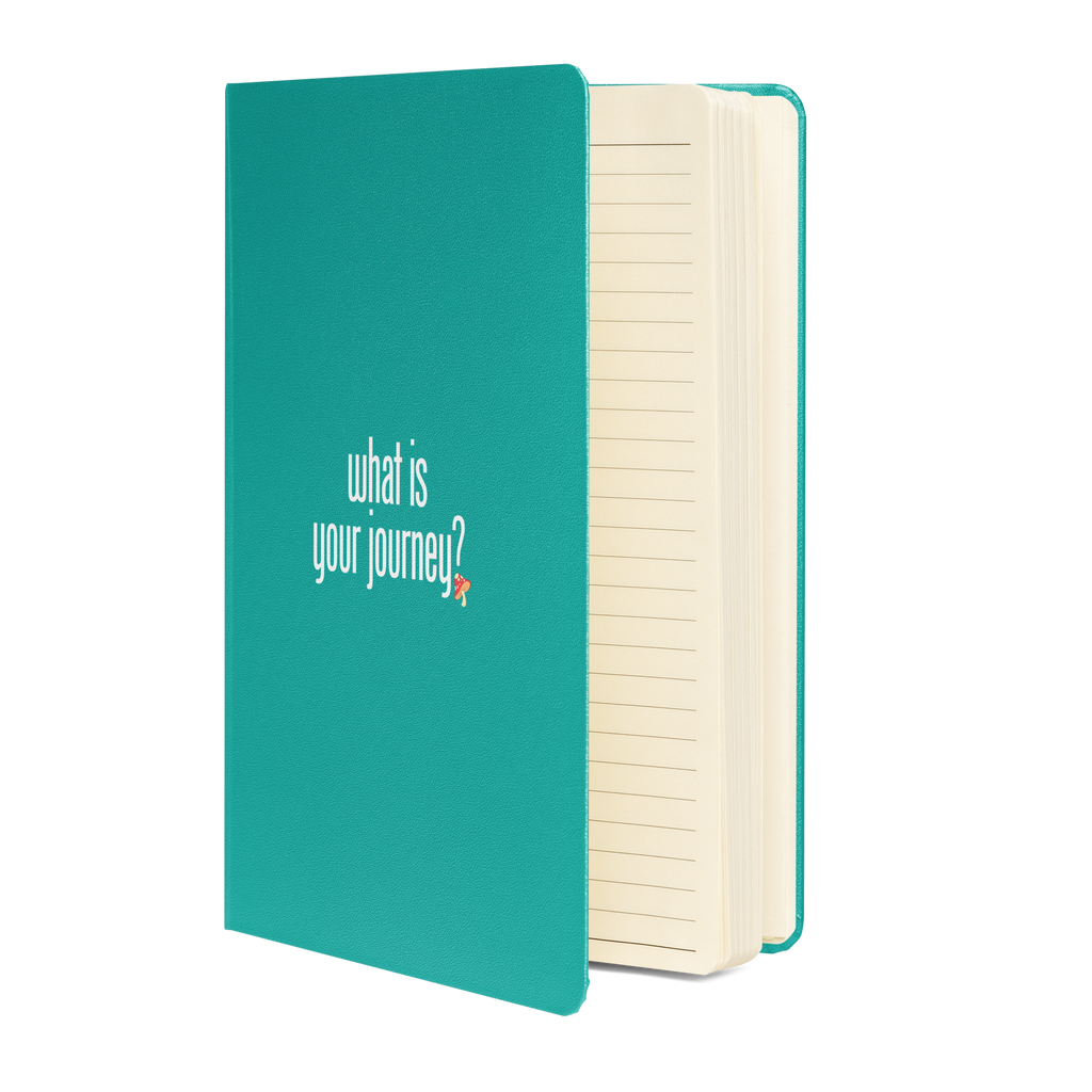 Hardcover journal matte | What is your journey?