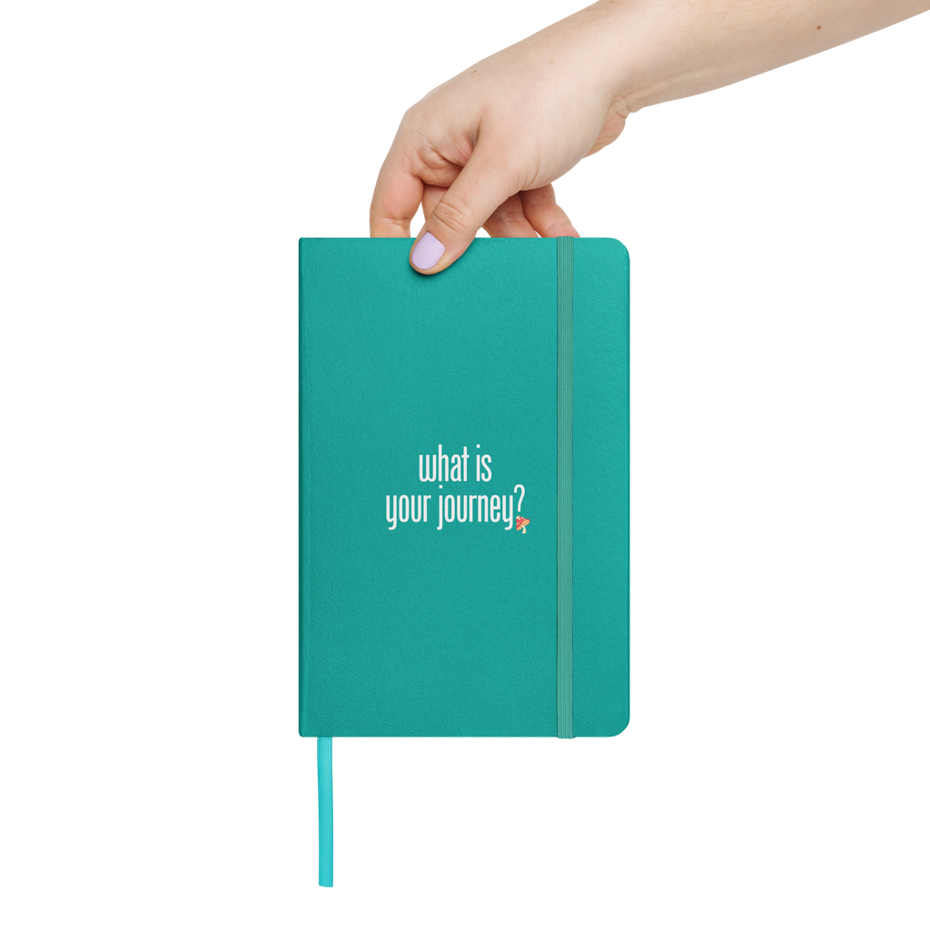 Hardcover journal matte | What is your journey?