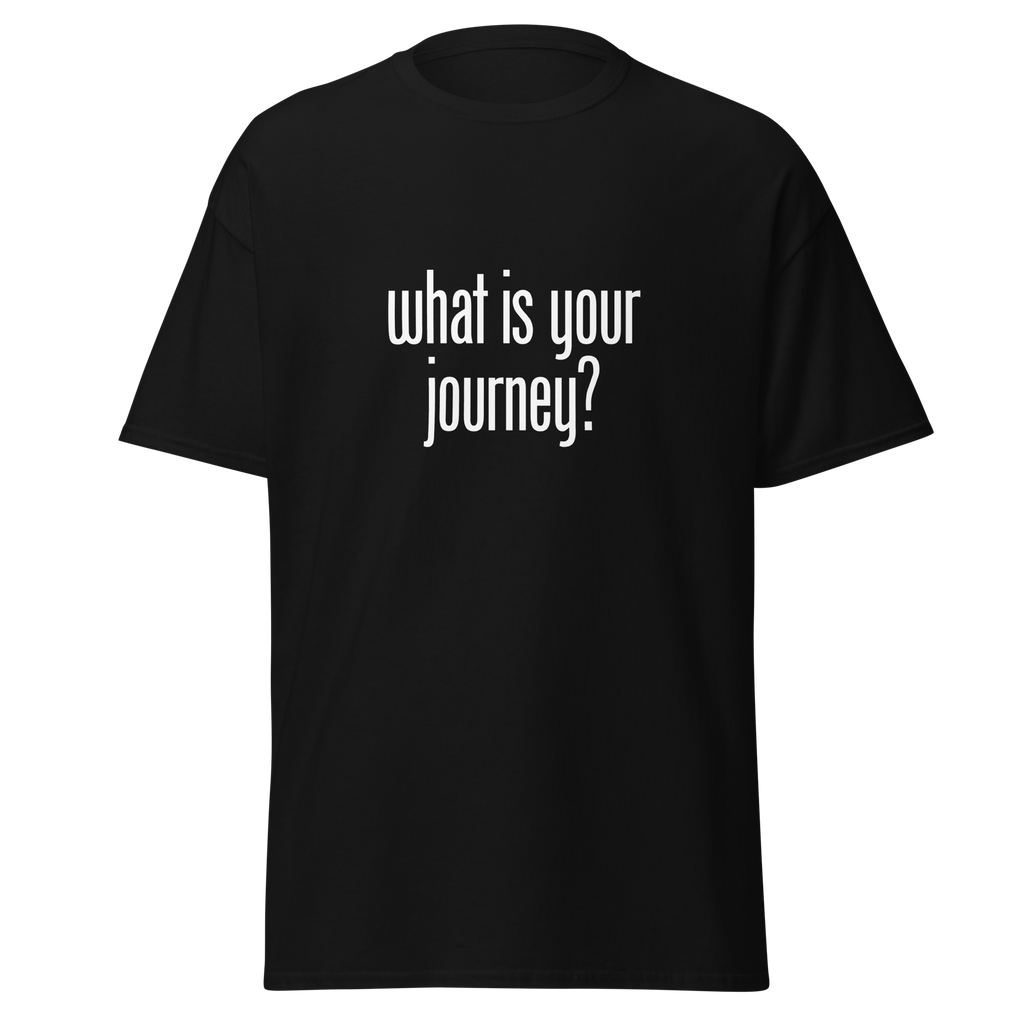 T-Shirt | What Is Your Journey? | Conscious Explorer Shirt