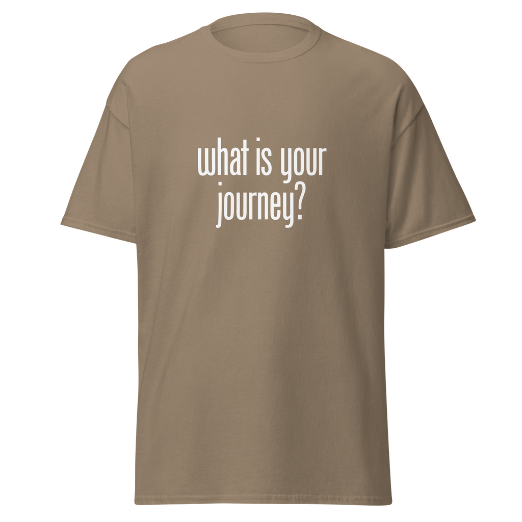 T-Shirt | What Is Your Journey? | Conscious Explorer Shirt
