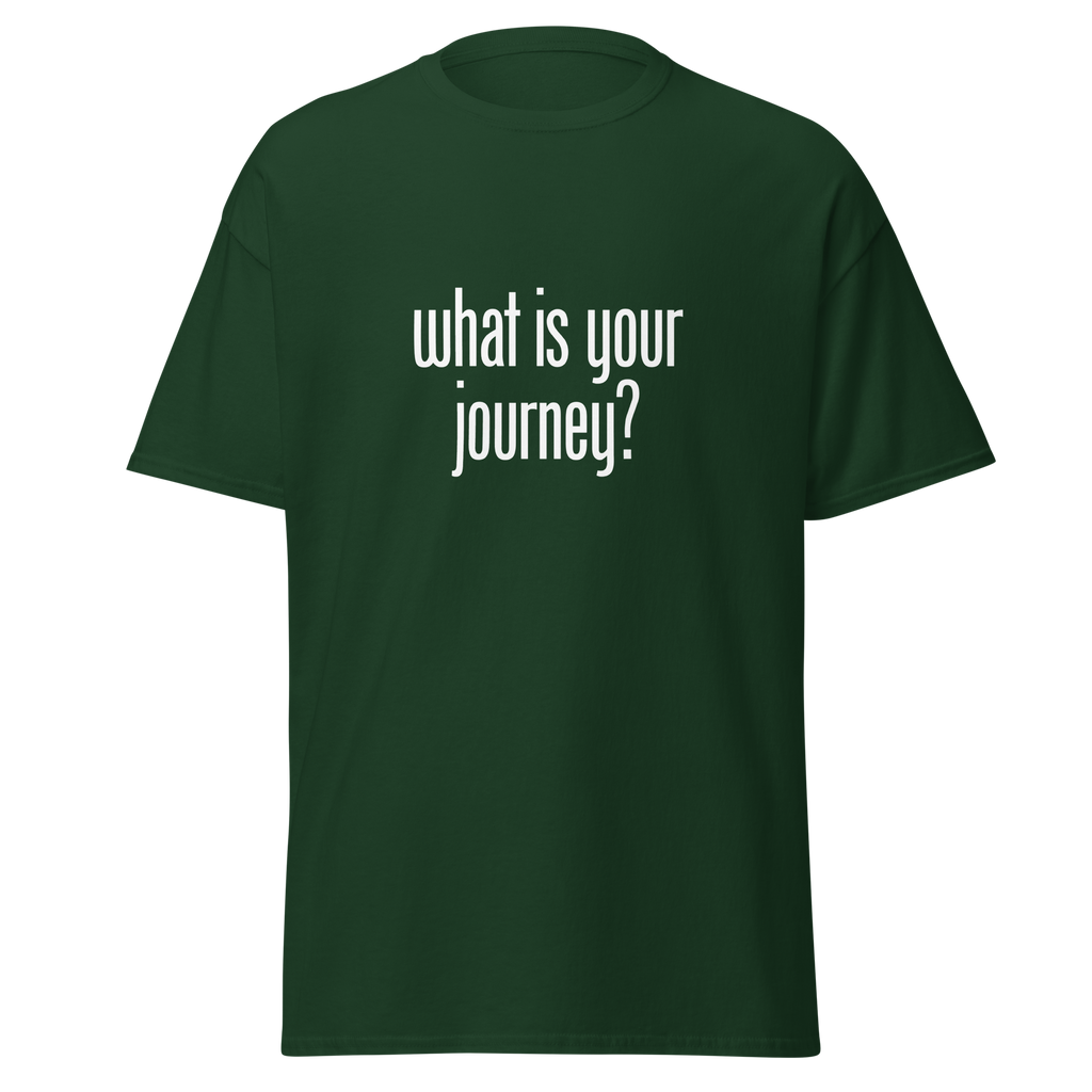 T-Shirt | What Is Your Journey? | Conscious Explorer Shirt