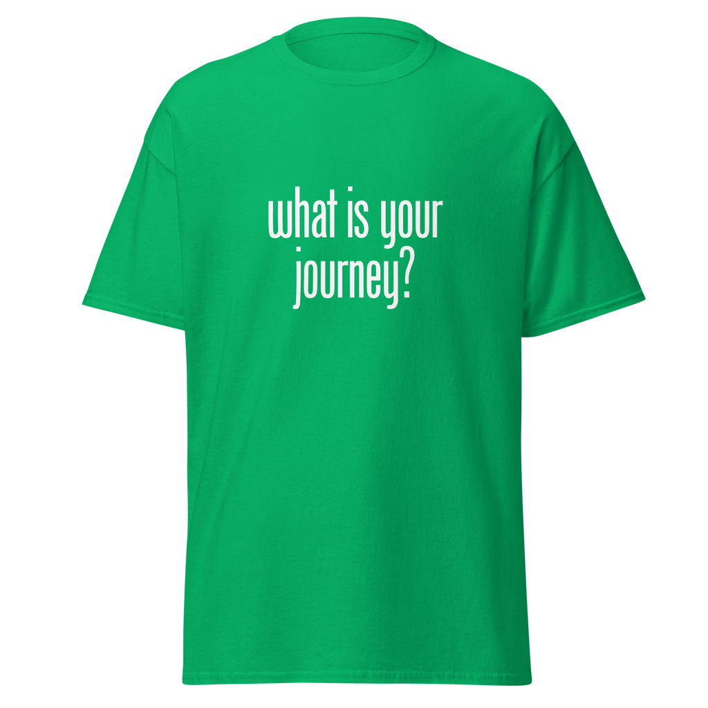 T-Shirt | What Is Your Journey? | Conscious Explorer Shirt
