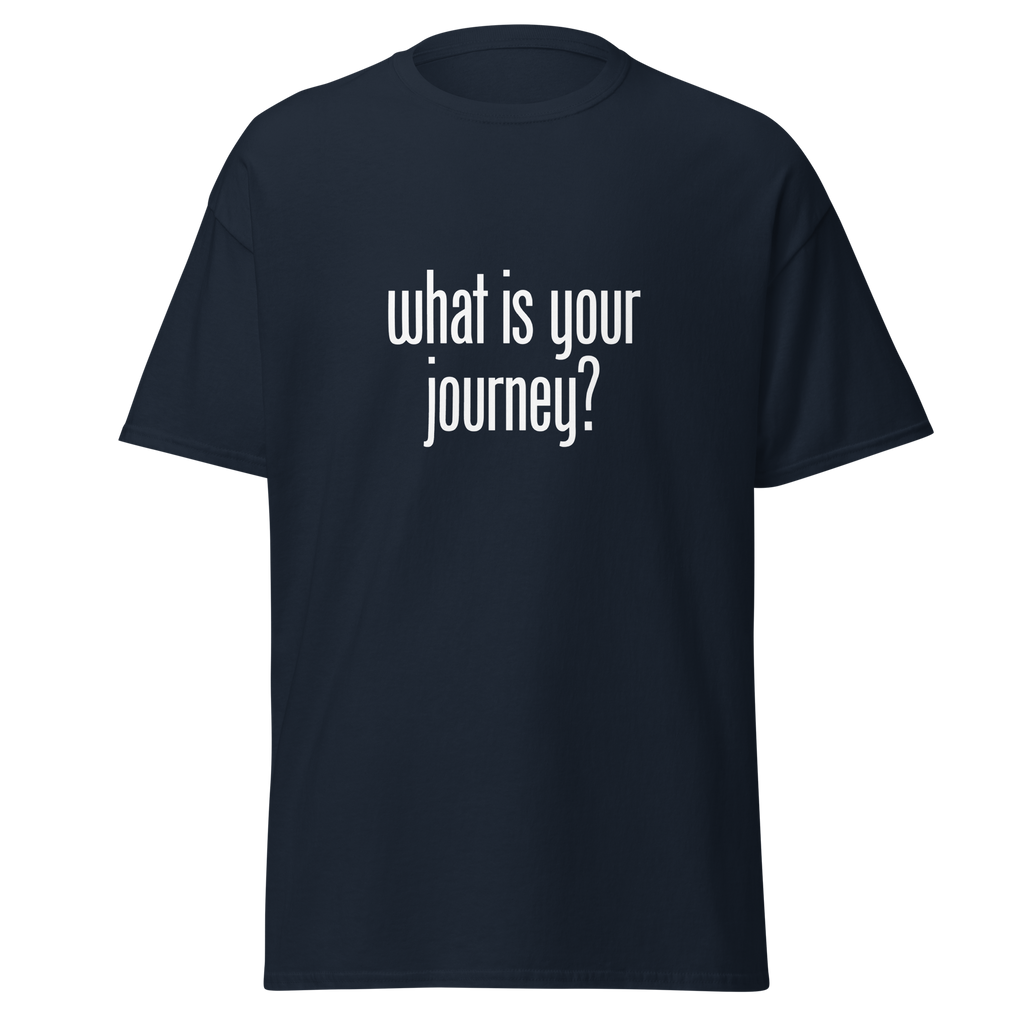 T-Shirt | What Is Your Journey? | Conscious Explorer Shirt