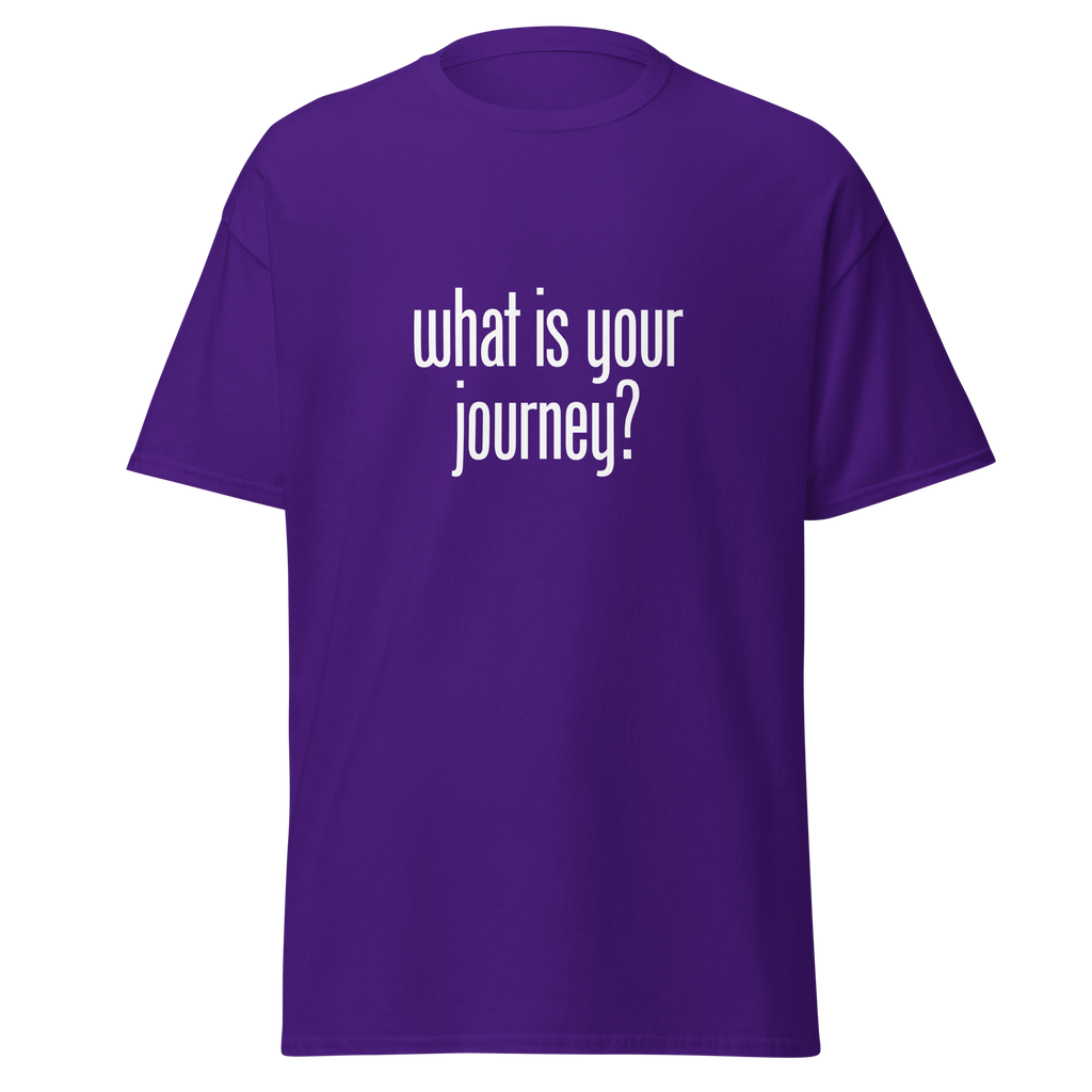 T-Shirt | What Is Your Journey? | Conscious Explorer Shirt
