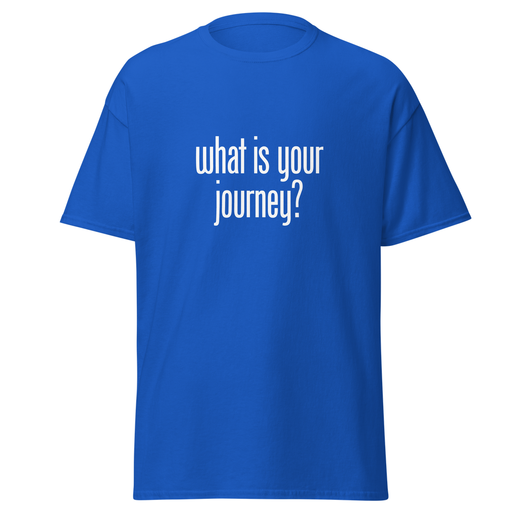 T-Shirt | What Is Your Journey? | Conscious Explorer Shirt