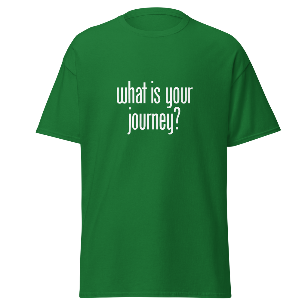T-Shirt | What Is Your Journey? | Conscious Explorer Shirt